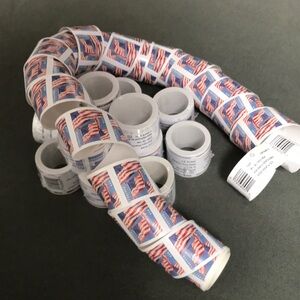 United States Flag 2022 Permanent Stamp - 10 rolls - 1000 stamps total